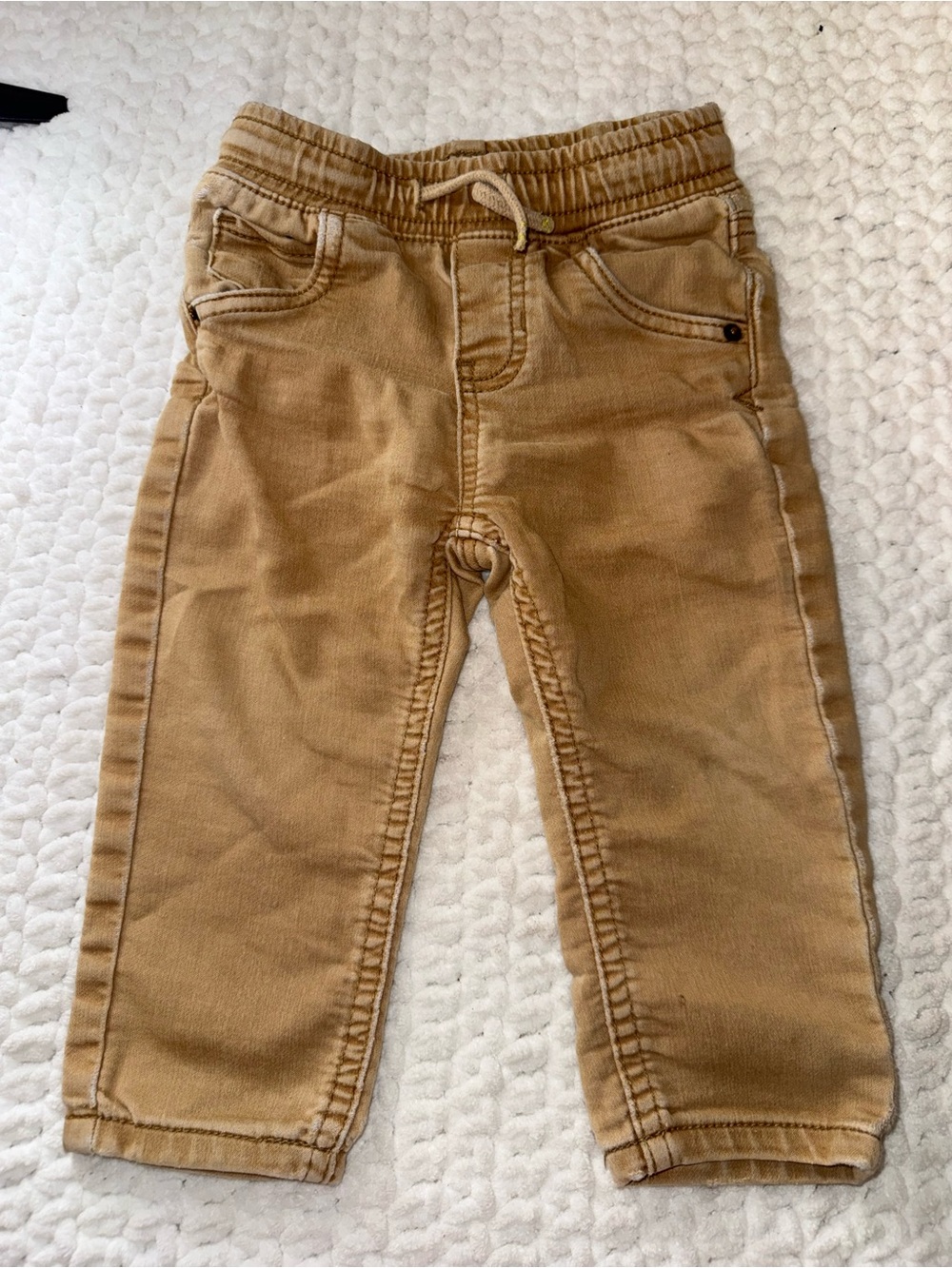 Cat & Jack Tan Kids Jeans with Elastic Waist